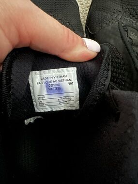 Nike Black Knit Slip-On Sneakers